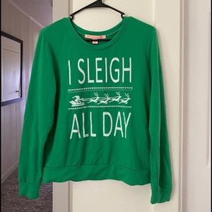 Christmas Sweater/Long Sleeve Shirt (green)